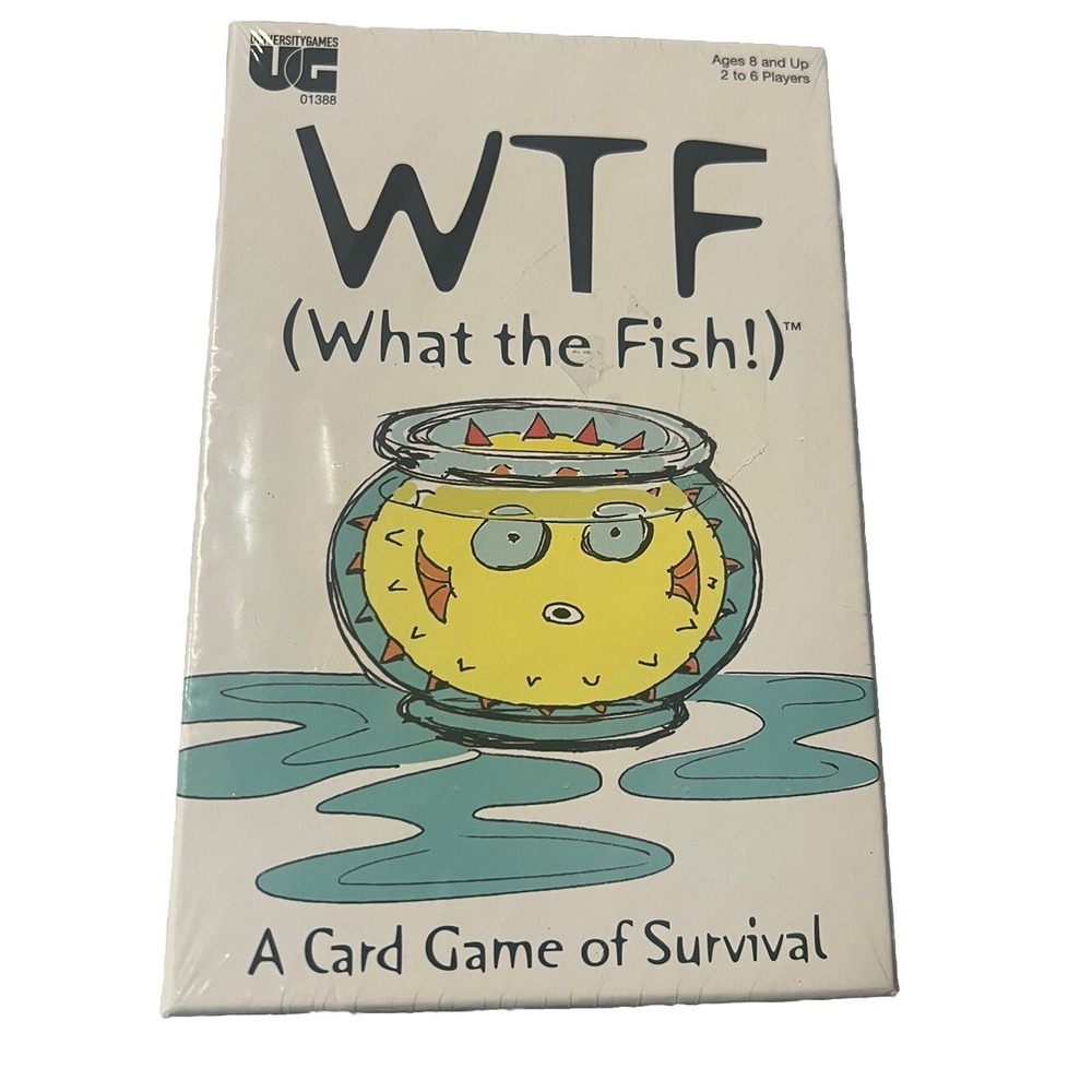 WTF (What The Fish) Game - Card Game by University Games